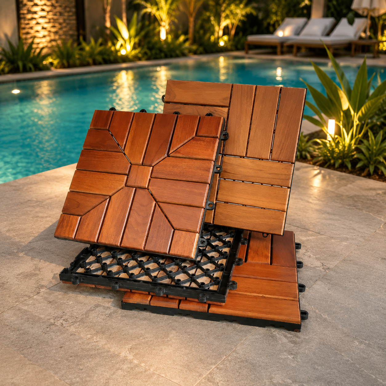 Teak Decking Detail 2