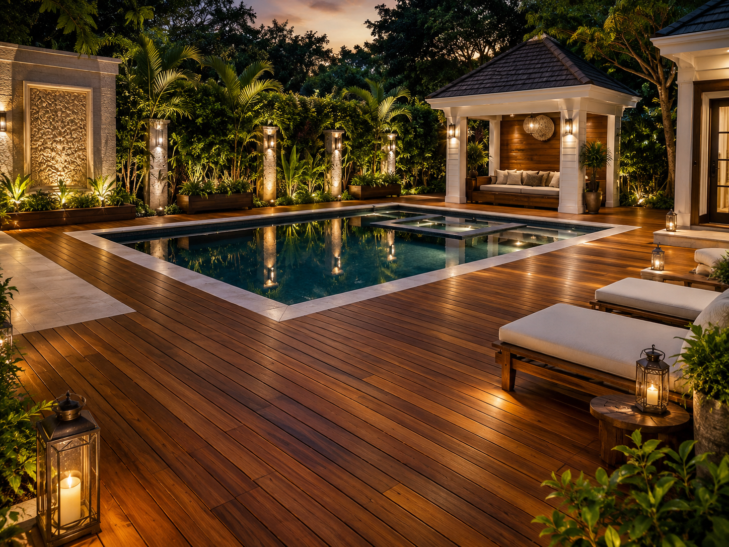 Solid Teak Flooring